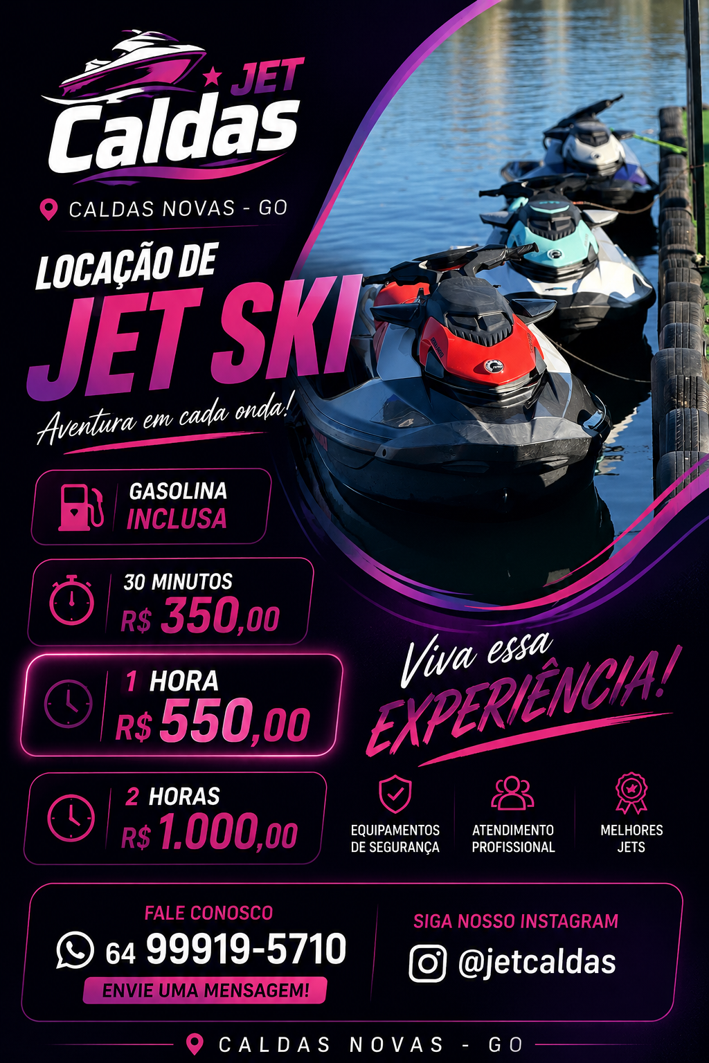 Jet Ski para alugar em Caldas Novas — Jet Caldas